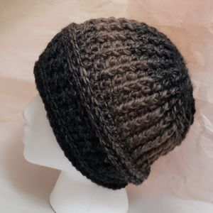 Crochet Messy Bun Hat